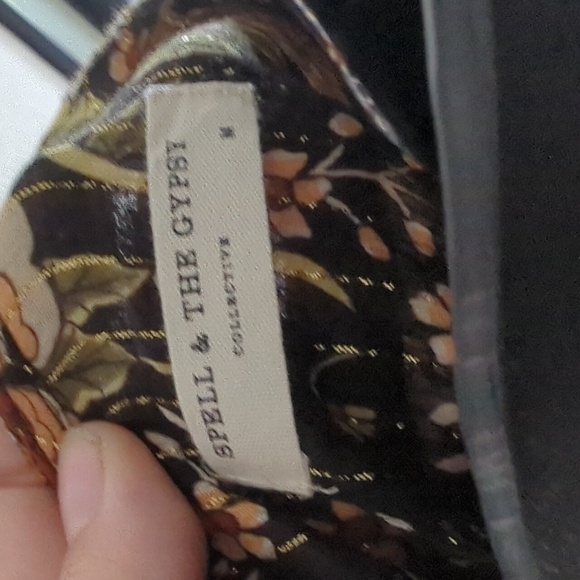 🍋✨RARE nightfall mystic boho midi dress by spell and the Gypsy size M - Picture 7 of 11